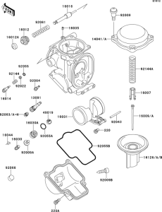 ZX750 Carburetor parts(1 / 2)