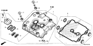 CBR500R (ABS) Крышка головки цилиндров