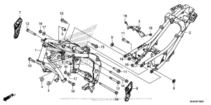 CB500F (ABS) Рама