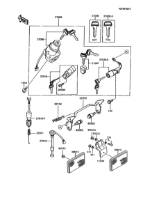 KMX125 Замок зажигания