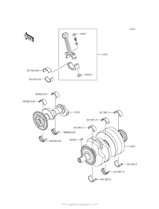 EX300 Коленвал