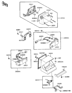 ZN1300 Taillight / rear turn signals