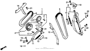 CB750 Cam chain + tensioner
