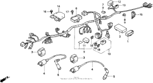 CB250 Жгут проводов