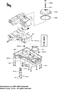 KZ1100 Крышка сапуна / маслосборник