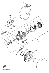 PW80 Масляный насос