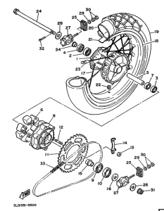 XTZ750 Переднее колесо