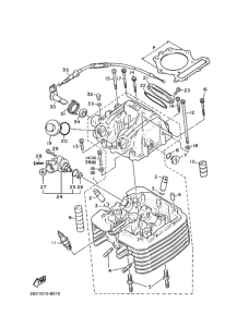 SRX400 Головка цилиндра