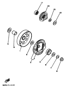 SH50 SH50F Бендикс