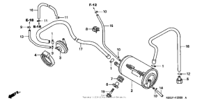 CB250 Evap canister (ac)