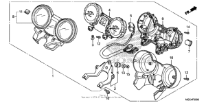 CB1100 (ABS) Приборы