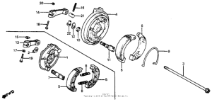 Z50R Передний тормоз