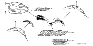 VT1100C2 Stripe / mark