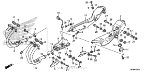 CB1000R Глушитель