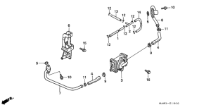 XL600V Воздушный клапан всасывания