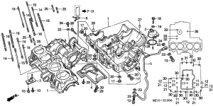 CBX750P2 Картер двигателя