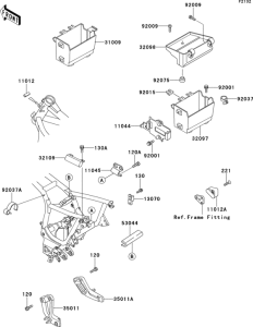 ZG1000 Короб для АКБ