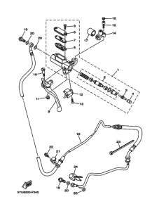 MT01 Передний тормозной цилиндр