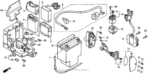VT1100C2 1100c / c2battery 95-97