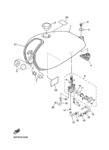 SR400 ﾌﾕｴﾙﾀﾝｸ