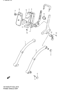 VS1400 Frame handle grip