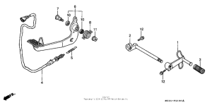 GL1500CD Педали