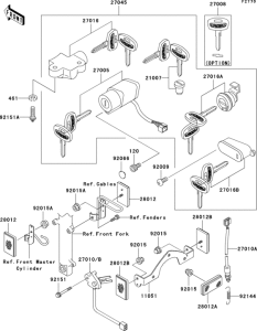 VN800 Замок зажикания