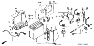 GL1800 Аккумулятор
