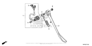 VT1300CR Подножка