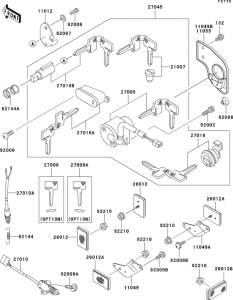 EN500 Замок зажикания