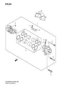 SV1000 Передний суппорт