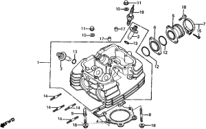 FT500 Головка цилиндров