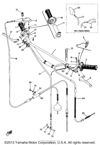 MX360A Handle - wire