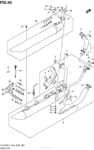 VL1500B Muffler (Vl1500L4 E33)