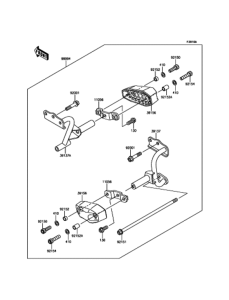 EX250 (ABS) アクセサリ(エンジン ガード)