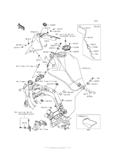 EX650 Топливный бак