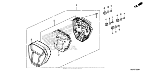 CRF1000D (ABS) Спидометр