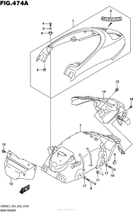 VZ800 Задний бампер
