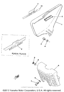 RD60 Side cover - front cover
