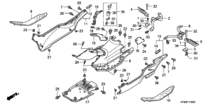 NSS250 Floor panel / center cover