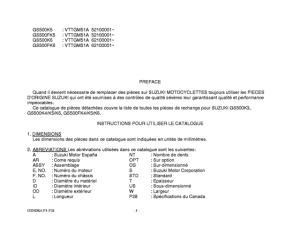 GS500 Catalog preface