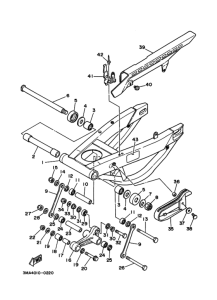 TZR250SP ﾘﾔｱｰﾑ