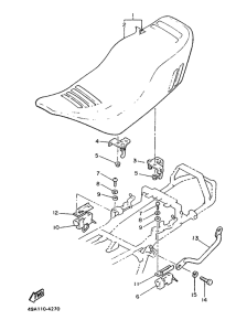 XJ600 Сиденье