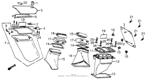 GL1100I Fairing pocket + air duct