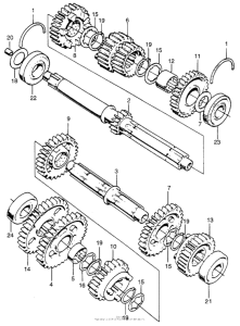 CB750 Трансмиссия