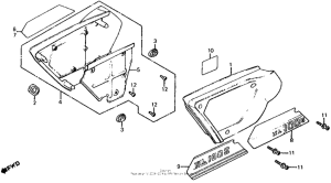 XL100S Side cover 79-80
