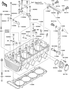 ZR1200 Головка цилиндров