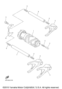 FJR13ESF Копирный вал