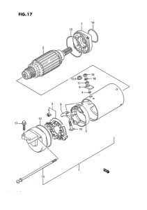LS650 Стартерный мотор