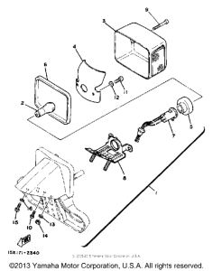 XT125KC Фонарь